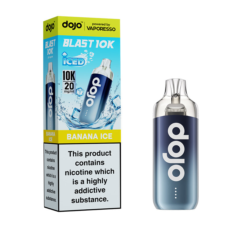 Dojo Blast 10K Big Puff Devices (BANANA ICE)