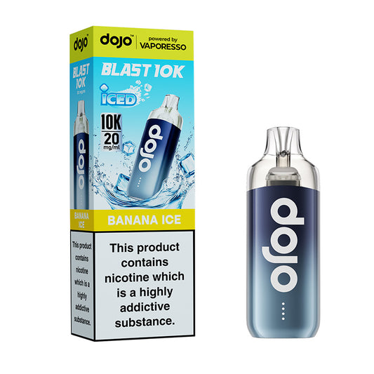 Dojo Blast 10K Big Puff Devices (BANANA ICE)