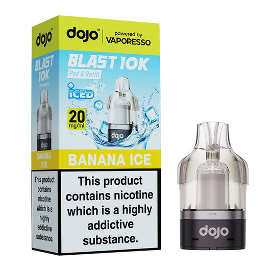 Dojo Blast 10K Prefilled Pods (BANANA ICE)