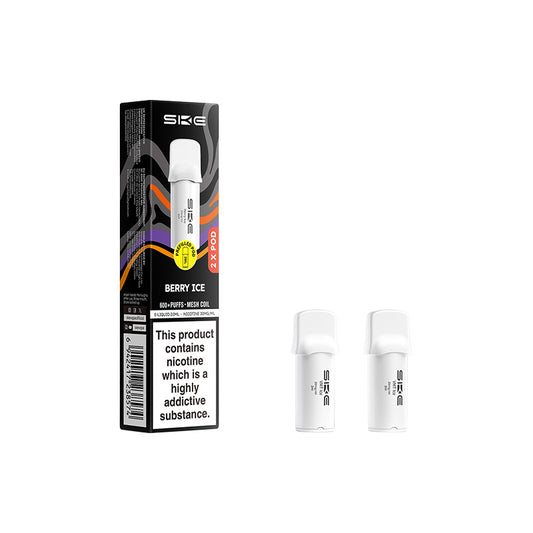 SKE 600 Pro Prefilled Pods 2 Pack (BERRY ICE)