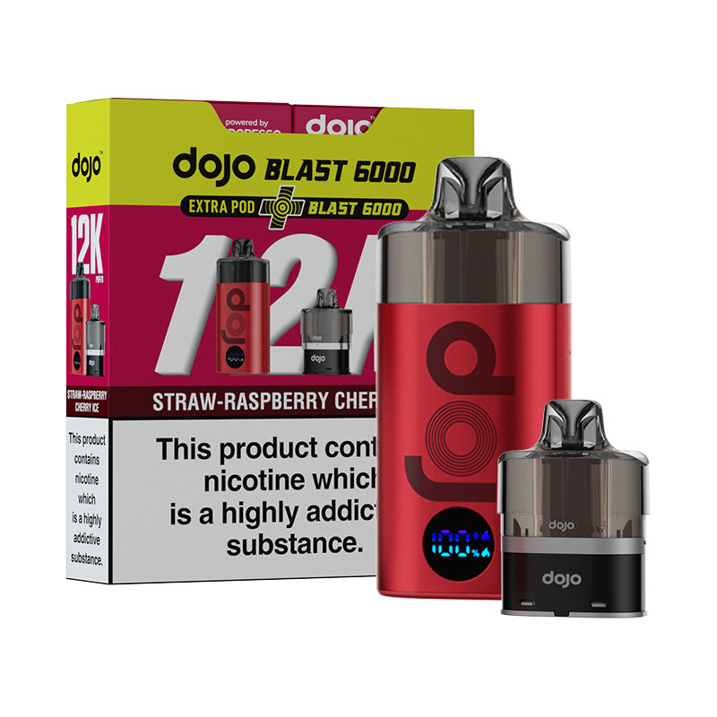 Dojo Blast 12K Bundle (STRAW-RASPBERRY CHERRY ICE)