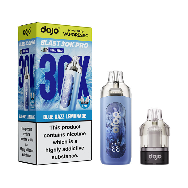 Vaporesso Dojo Blast 30K Pro Prefilled Pod Kit Blue Razz Lemonade