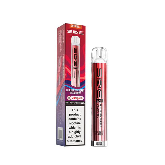 SKE Bar 600 Prefilled Pod Kit (BLUEBERRY CHERRY CRANBERRY)