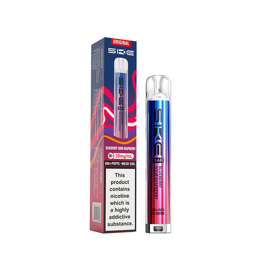 SKE Bar 600 Prefilled Pod Kit (BLUEBERRY SOUR RASPBERRY)