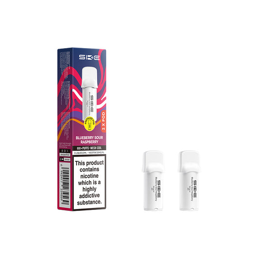 SKE 600 Pro Prefilled Pods 2 Pack (BLUEBERRY SOUR RASPBERRY)
