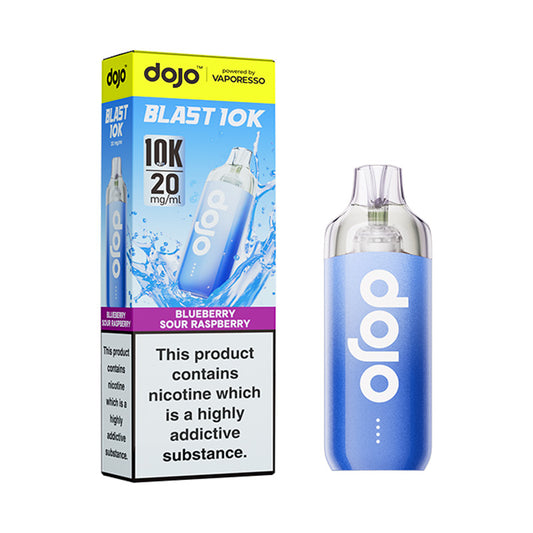 Dojo Blast 10K Big Puff Devices (BLUEBERRY SOUR RASPBERRY)