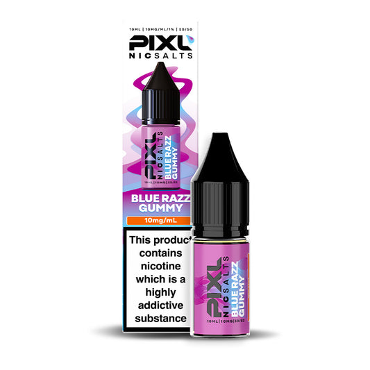 PIXL Nic Salts 10mg Blue Razz Gummy