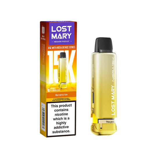 Lost Mary Nera 15K 20mg Prefilled Pod (BANANA ICE)