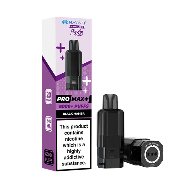 Hayati Pro Max+ 6K Prefilled Replacement Pods Black Mamba