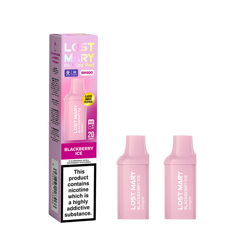 Lost Mary BM600 Prefilled Pods (BLACKBERRY ICE)