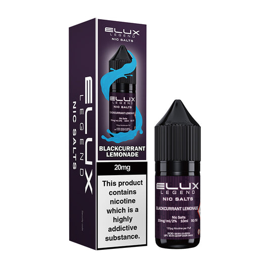 Elux Legend Nic Salt 20mg (BLACKCURRANT LEMONADE)