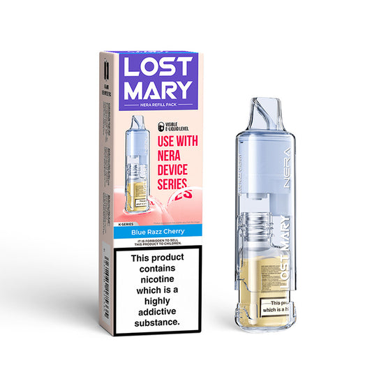Lost Mary Nera 15K Pureview 20mg Prefilled Pod (BLUE RAZZ CHERRY)