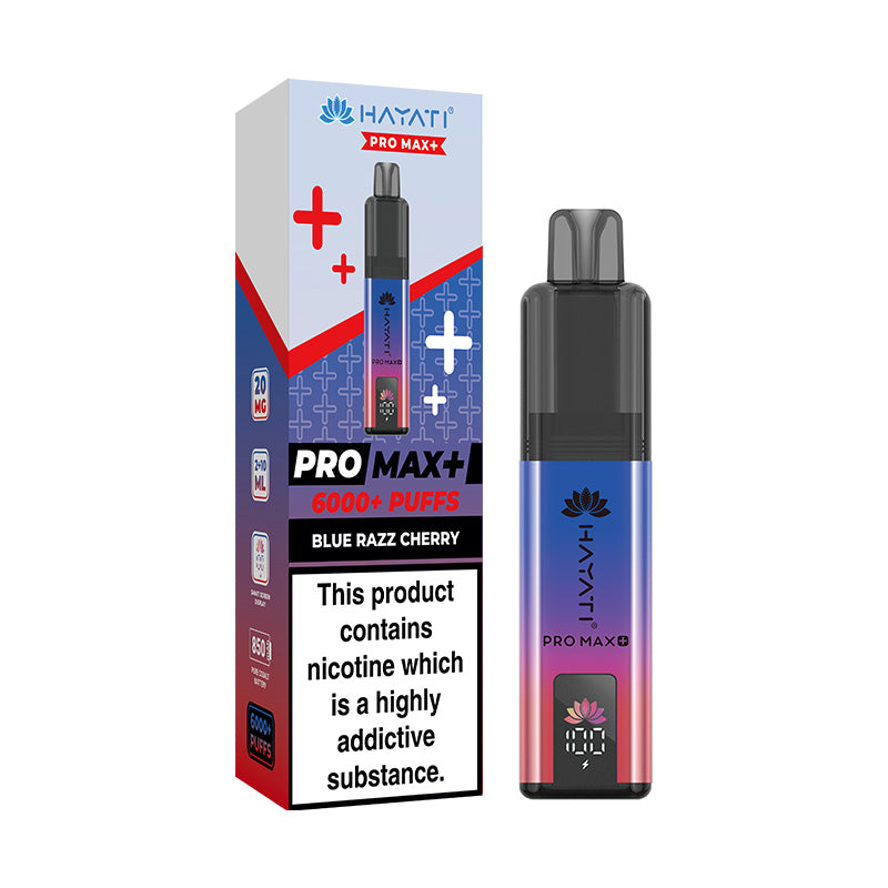 Hayati Pro Max+ 6K Prefilled Pod Kit Blue Razz Cherry