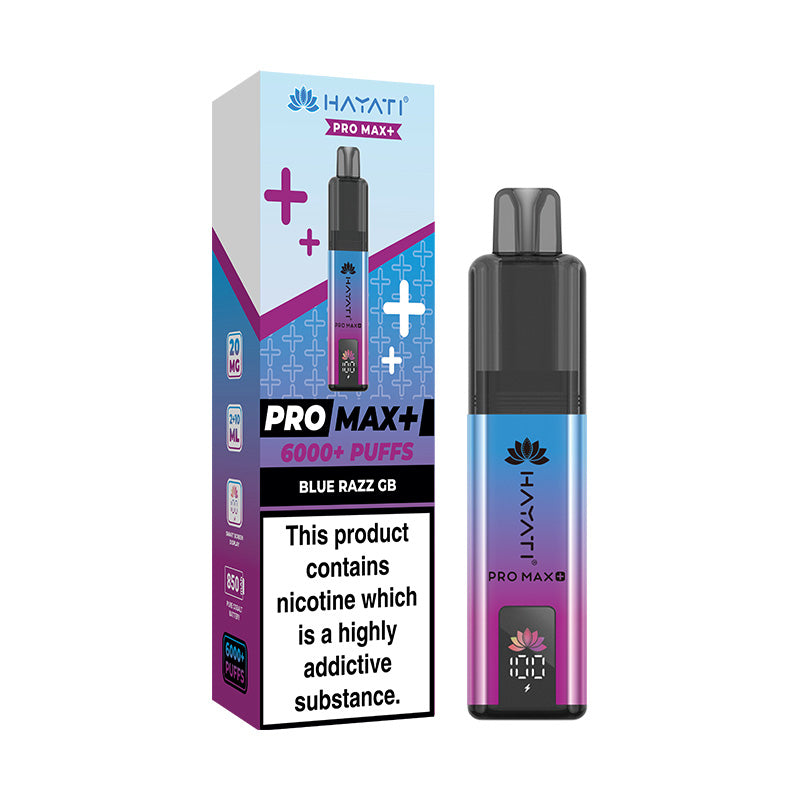 Hayati Pro Max+ 6K Prefilled Pod Kit Blue Razz GB