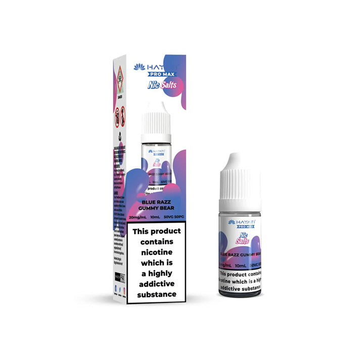 Hayati Pro Max Nic Salt 10mg Blue Razz Gummy Bear