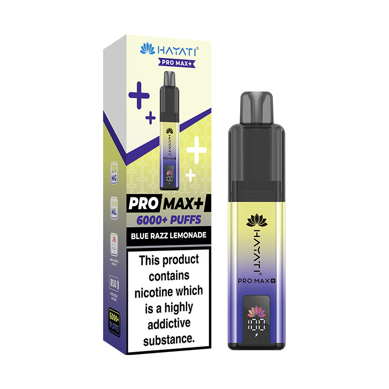 Hayati Pro Max+ 6K Prefilled Pod Kit Blue Razz Lemonade