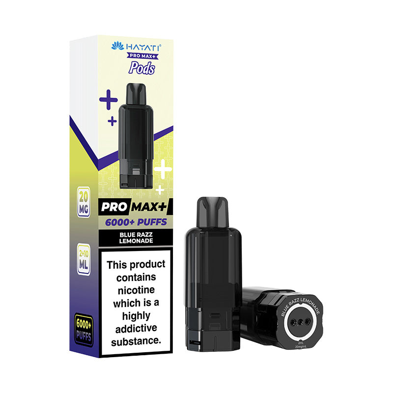 Hayati Pro Max+ 6K Prefilled Replacement Pods Blue Razz Lemonade