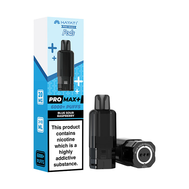 Hayati Pro Max+ 6K Prefilled Replacement Pods Blue Sour Raspberry