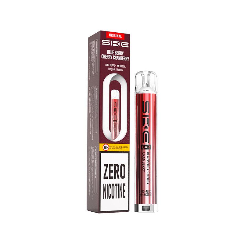 SKE Bar 600 Prefilled Pod Kit 0mg Blueberry Cherry Cranberry