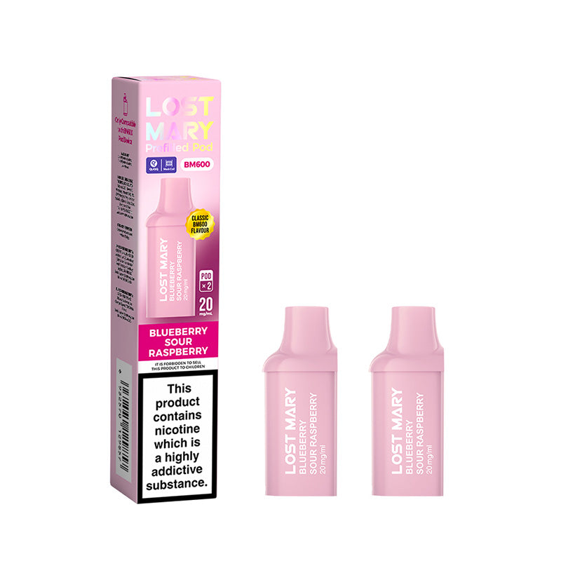 Lost Mary BM600 Prefilled Pods (BLUEBERRY SOUR RASPBERRY)