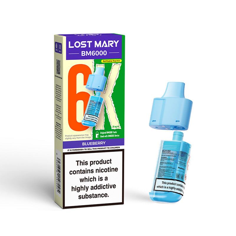 Lost Mary BM6000 Replaceable Pod (BLUEBERRY)