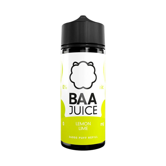 Baa Juice 100ml Shortfill (LEMON LIME)
