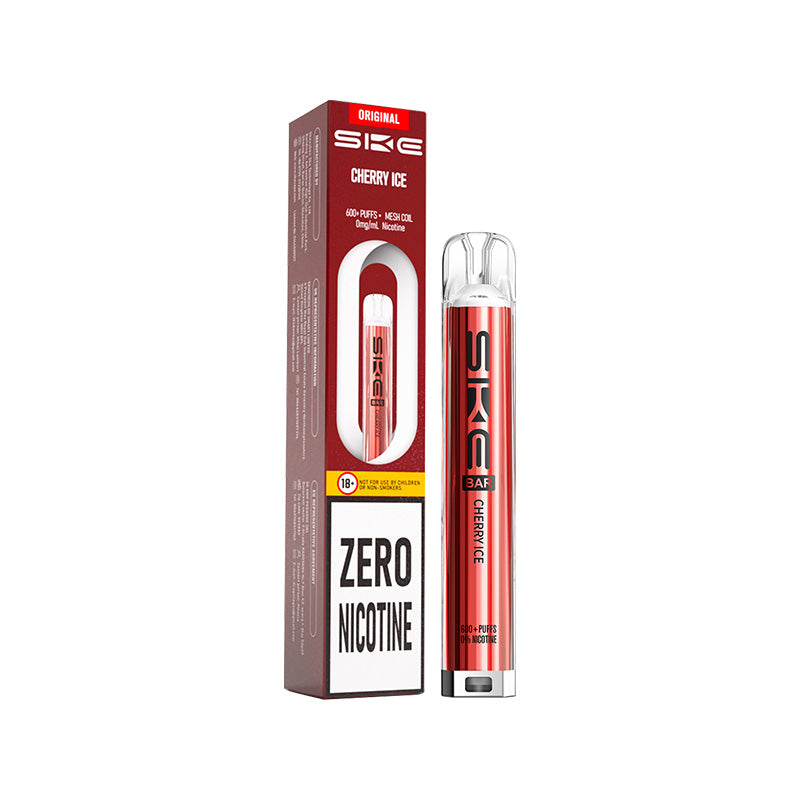 SKE Bar 600 Prefilled Pod Kit 0mg Cherry Ice