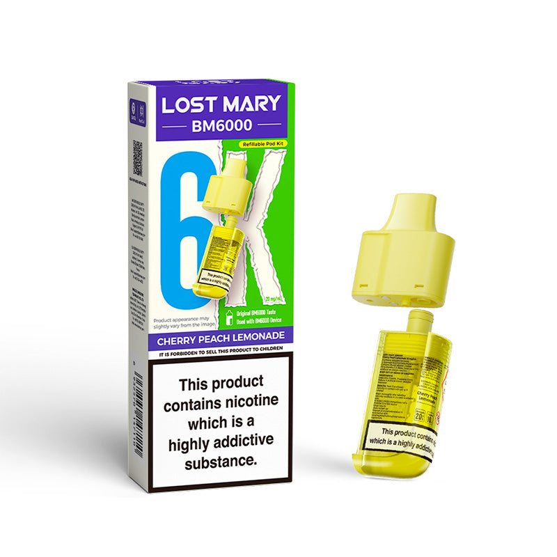 Lost Mary BM6000 Replaceable Pod (CHERRY PEACH LEMONADE)