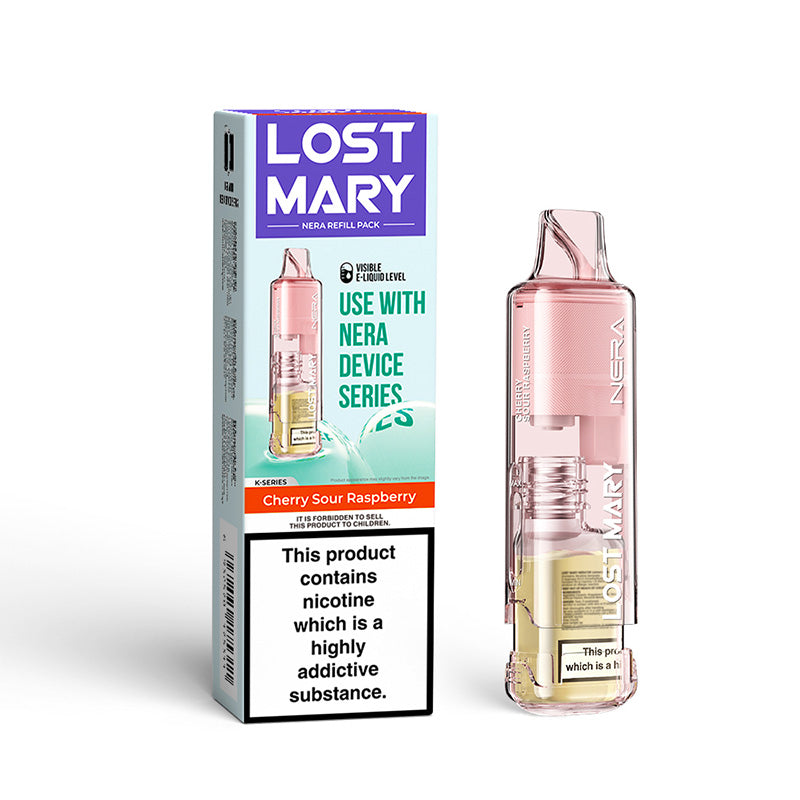 Lost Mary Nera 15K Pureview 20mg Prefilled Pod (CHERRY SOUR RASPBERRY)