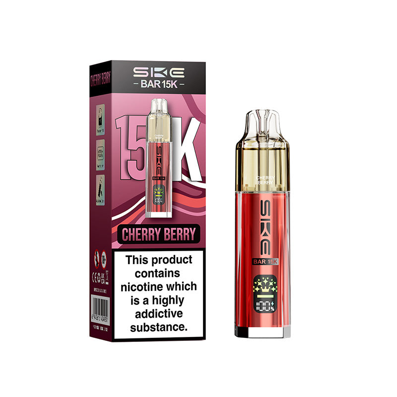 SKE Bar 15K Prefilled Pod Kit (CHERRY BERRY)