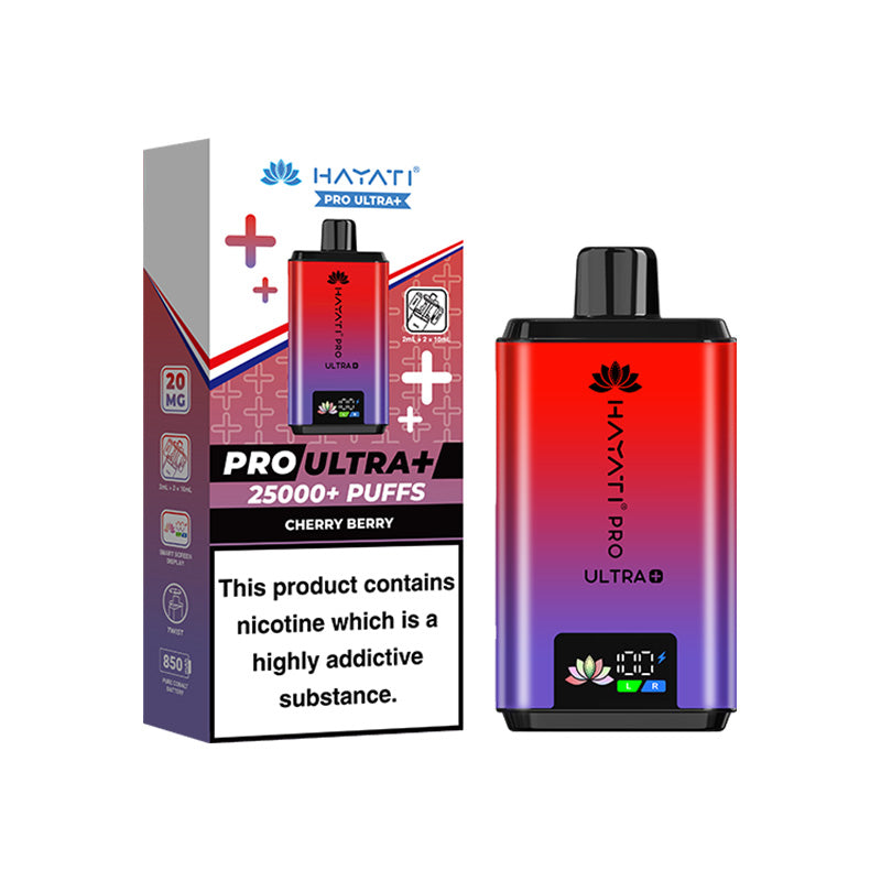 Hayati Pro Ultra+ 25K Prefilled Pod Kit Cherry Berry