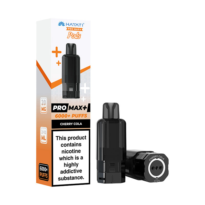 Hayati Pro Max+ 6K Prefilled Replacement Pods Cherry Cola