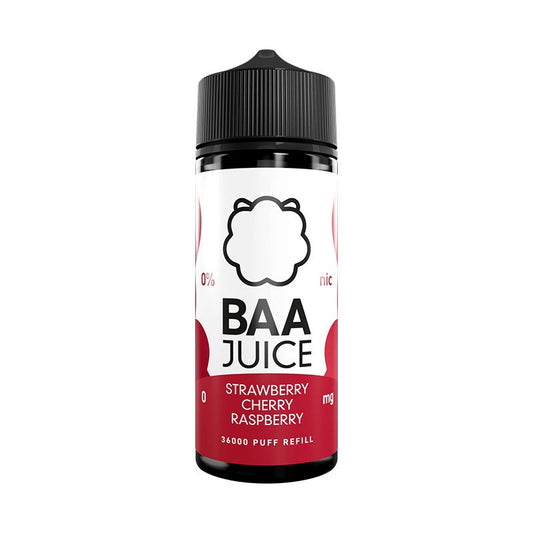 Baa Juice 100ml Shortfill (STRAWBERRY CHERRY RASPBERRY)
