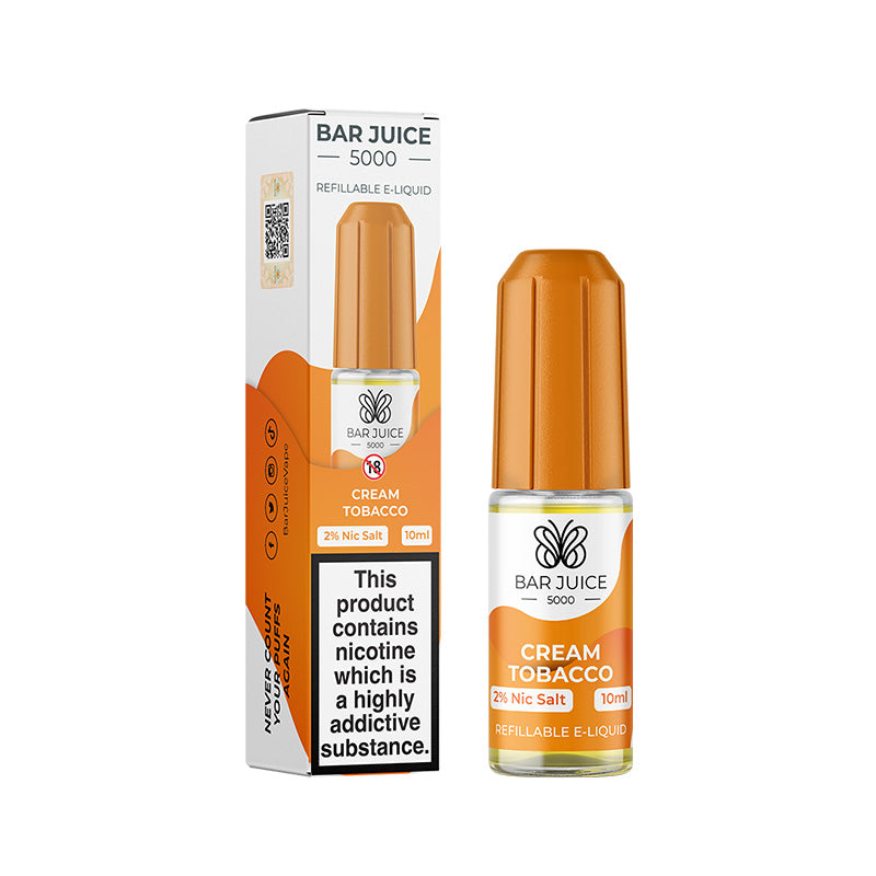Bar Juice 5000 Nic Salt 20mg Cream Tobacco