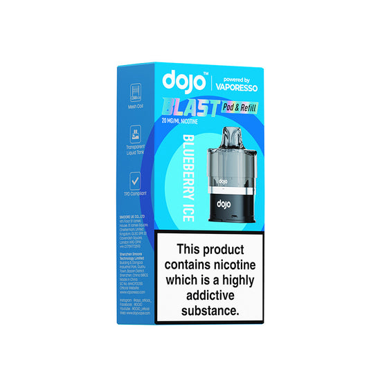 Dojo Blast 6000 10mg Prefilled Pods (BLUEBERRY ICE)