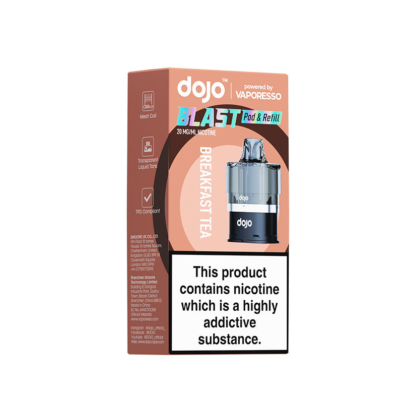 Dojo Blast 6000 20mg Prefilled Pod (BREAKFAST TEA)