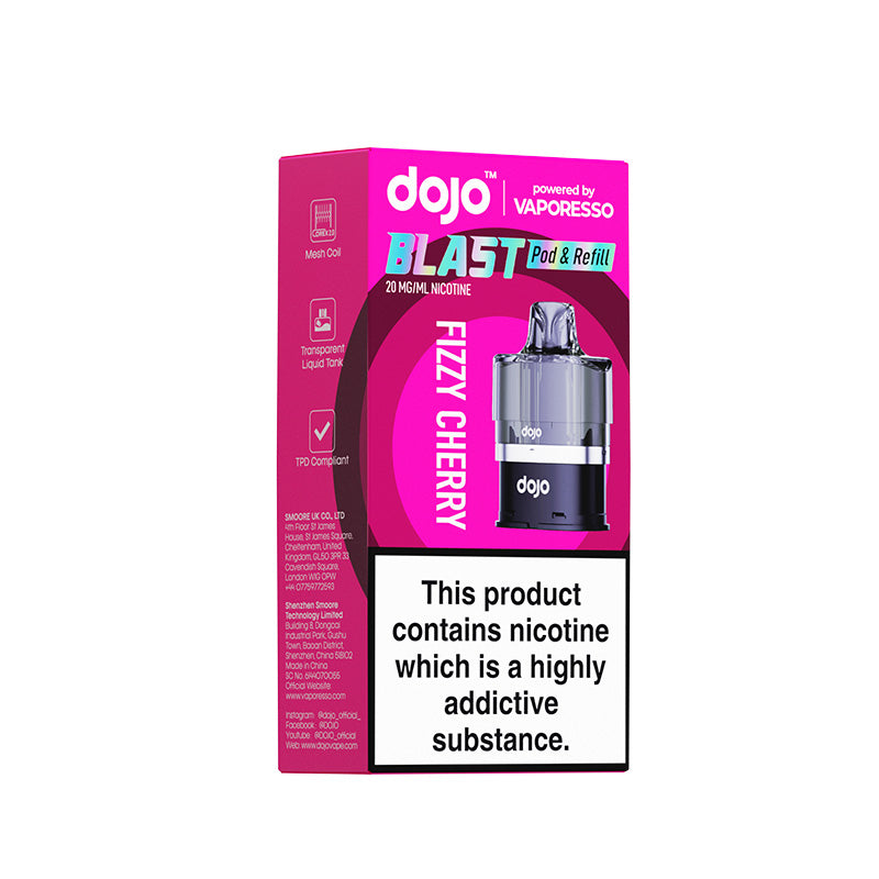 Dojo Blast 6000 20mg Prefilled Pod (FIZZY CHERRY)