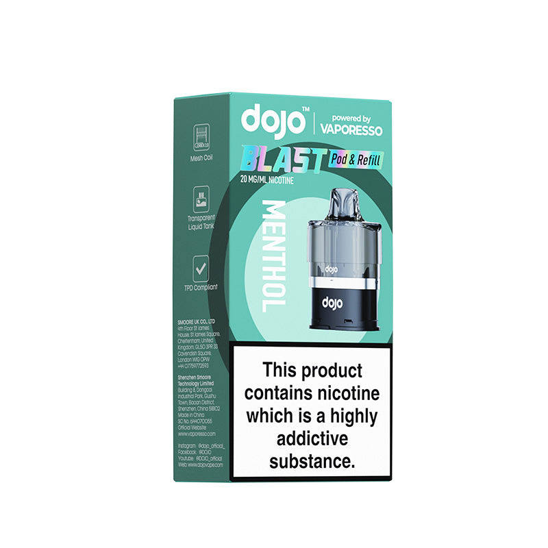 Dojo Blast 6000 20mg Prefilled Pod (MENTHOL)