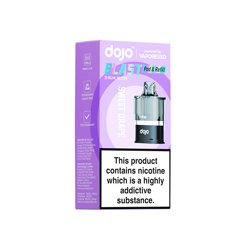 Dojo Blast 6000 20mg Prefilled Pod (SWEET GRAPE)