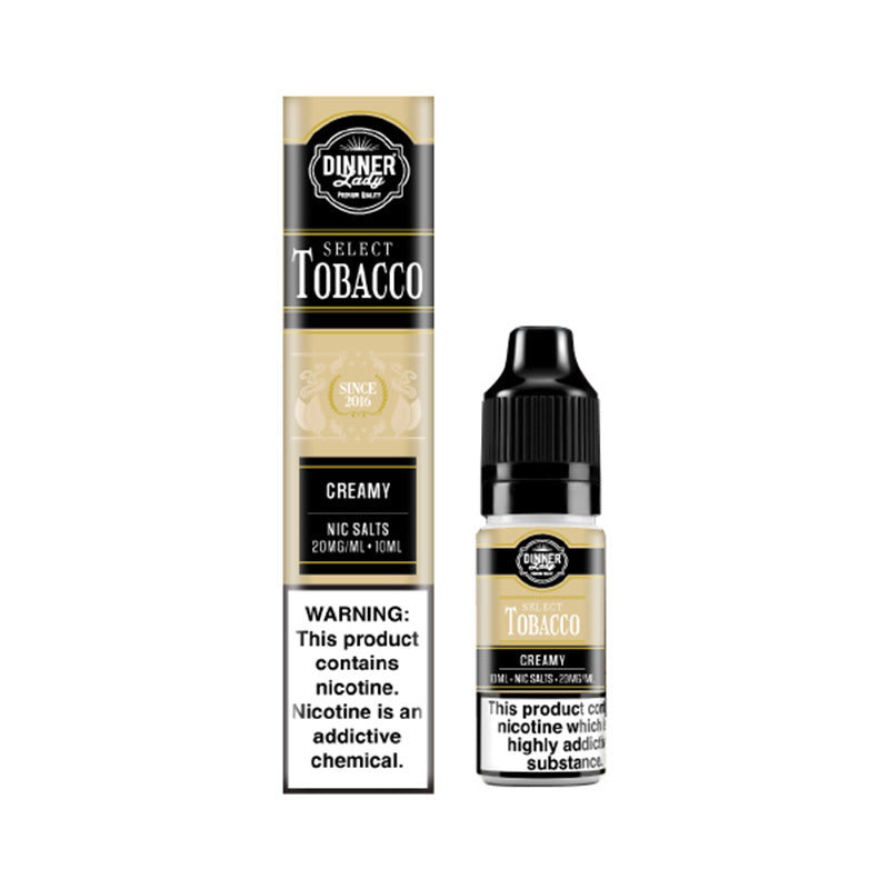 Dinner Lady Select Tobacco Nic Salt 10mg (Creamy)