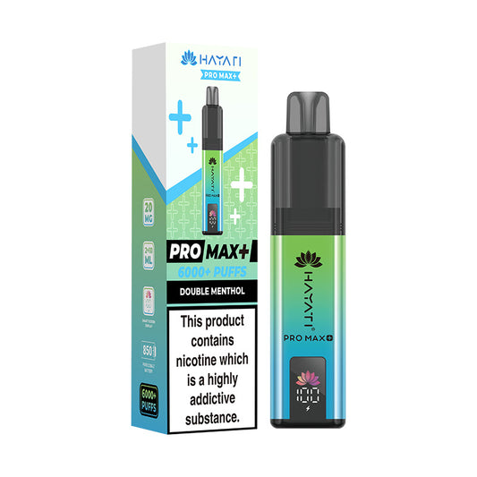 Hayati Pro Max+ 6K Prefilled Pod Kit Double Menthol