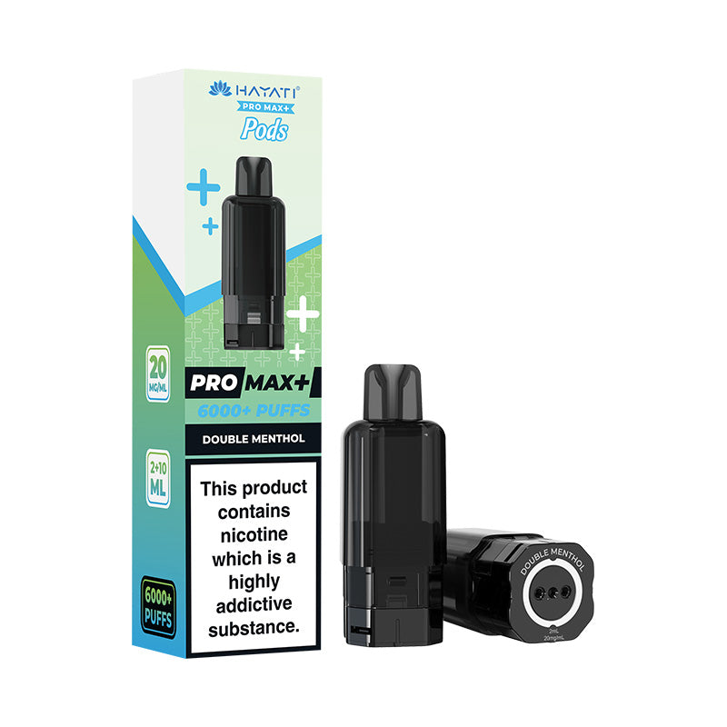 Hayati Pro Max+ 6K Prefilled Replacement Pods Double Menthol