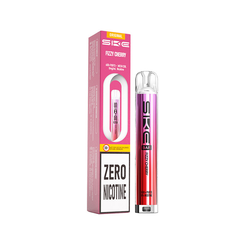 SKE Bar 600 Prefilled Pod Kit 0mg Fizzy Cherry