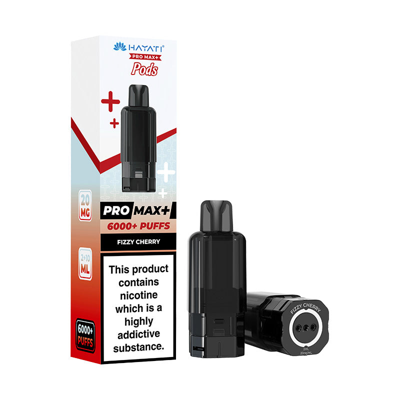 Hayati Pro Max+ 6K Prefilled Replacement Pods Fizzy Cherry
