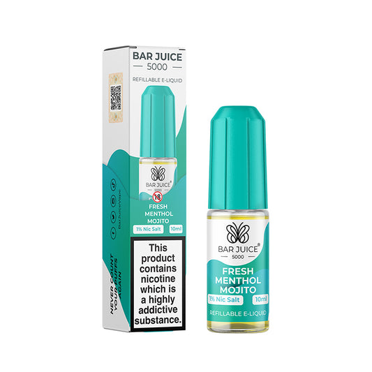 Bar Juice 5000 Nic Salt 10mg Fresh Menthol Mojito