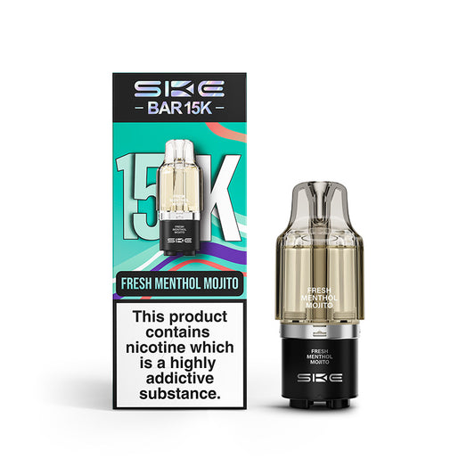 SKE Bar 15K Prefilled Pods (FRESH MENTHOL MOJITO)