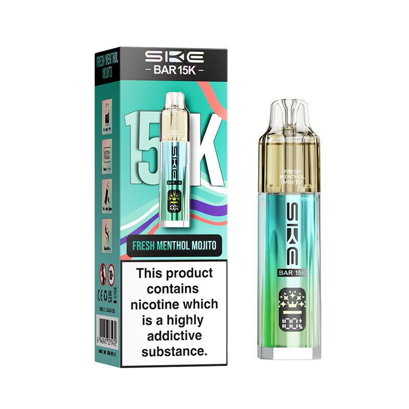 SKE Bar 15K Prefilled Pod Kit (FRESH MENTHOL MOJITO)