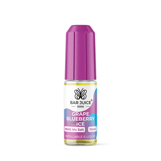 Bar Juice 5000 Nic Salt 10mg Grape Blueberry Ice