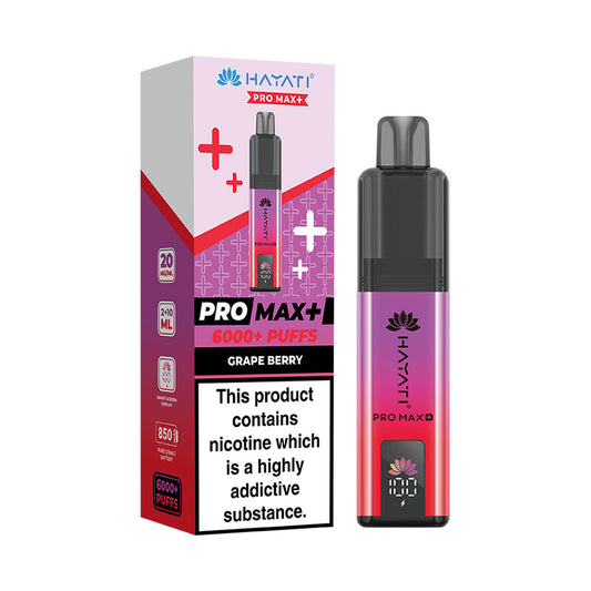 Hayati Pro Max+ 6K Prefilled Pod Kit Grape Berry