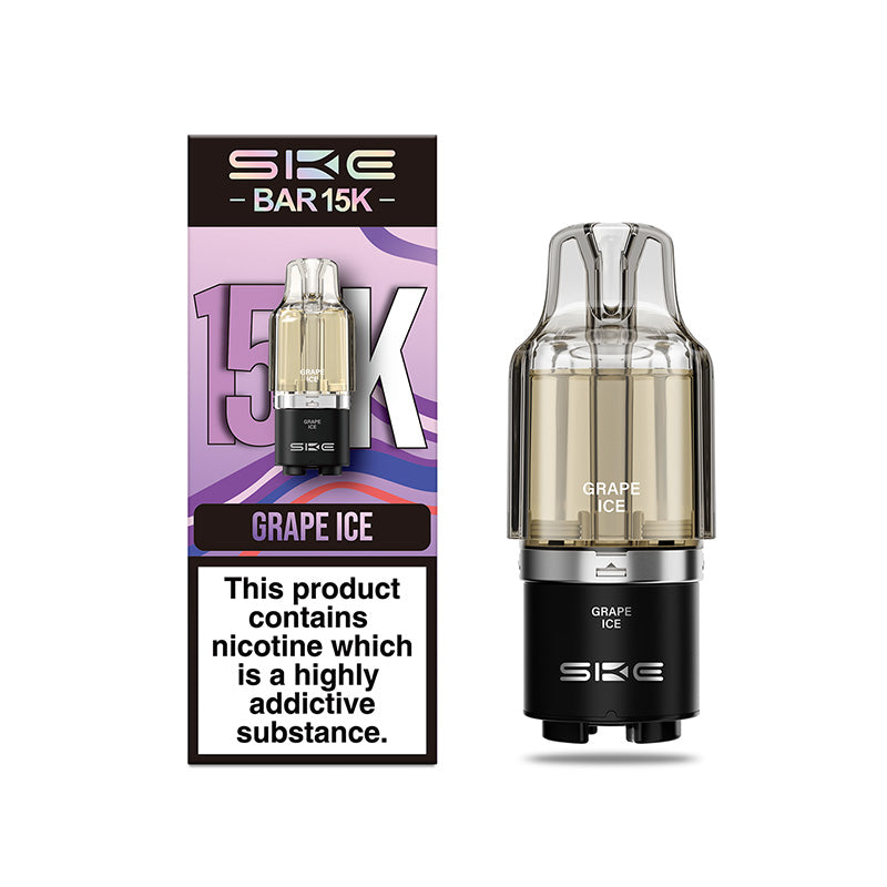 SKE Bar 15K Prefilled Pods (GRAPE ICE)